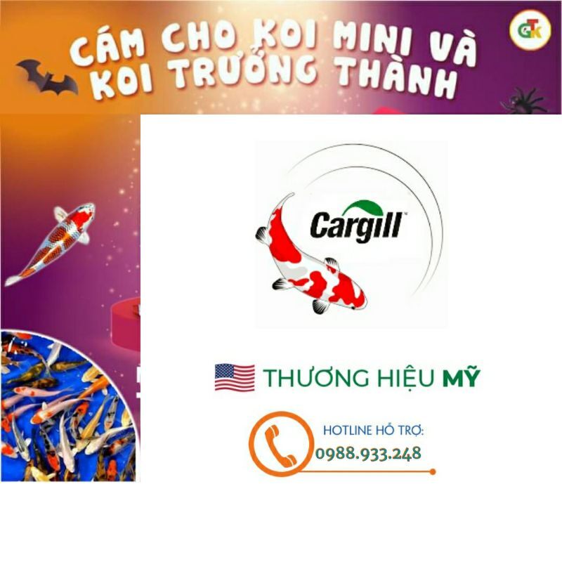 [Sỉ] 10kg Cargill 7924S dành cá Chép▪︎ cá Koi