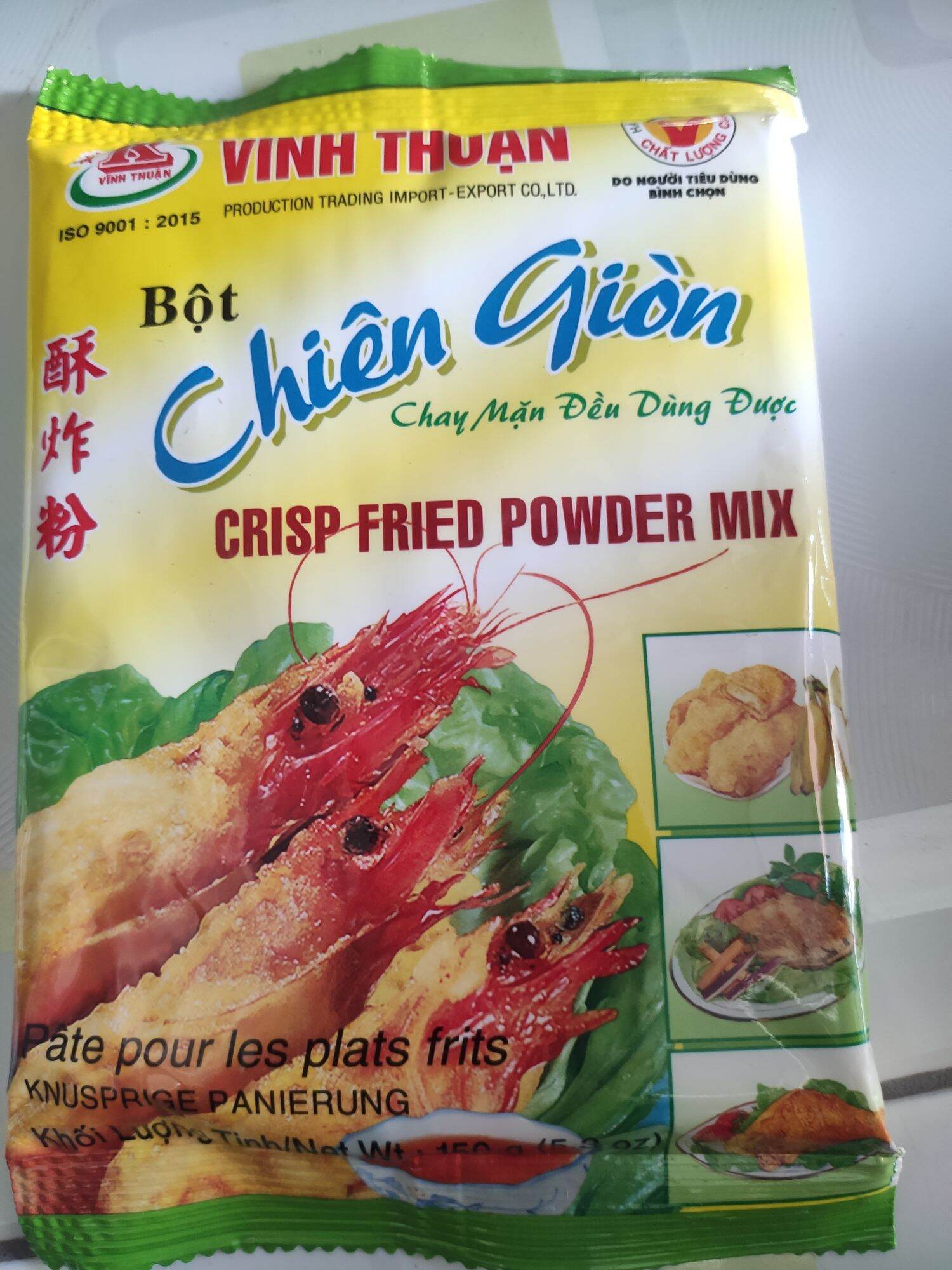 Bột chiên giòn vĩnh thuận gói 150g