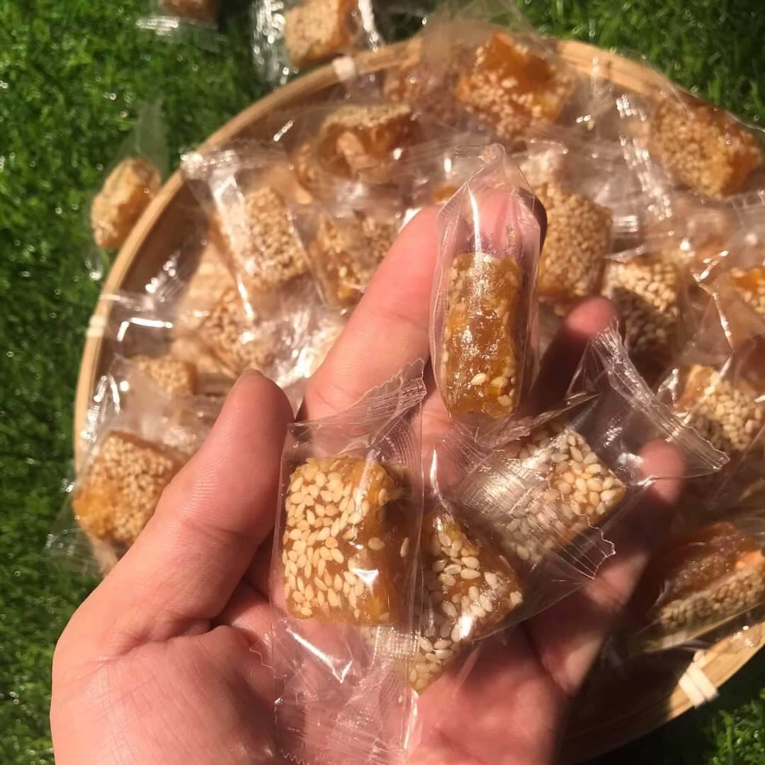 Kẹo khóm mè  dừa non sợi 1kg