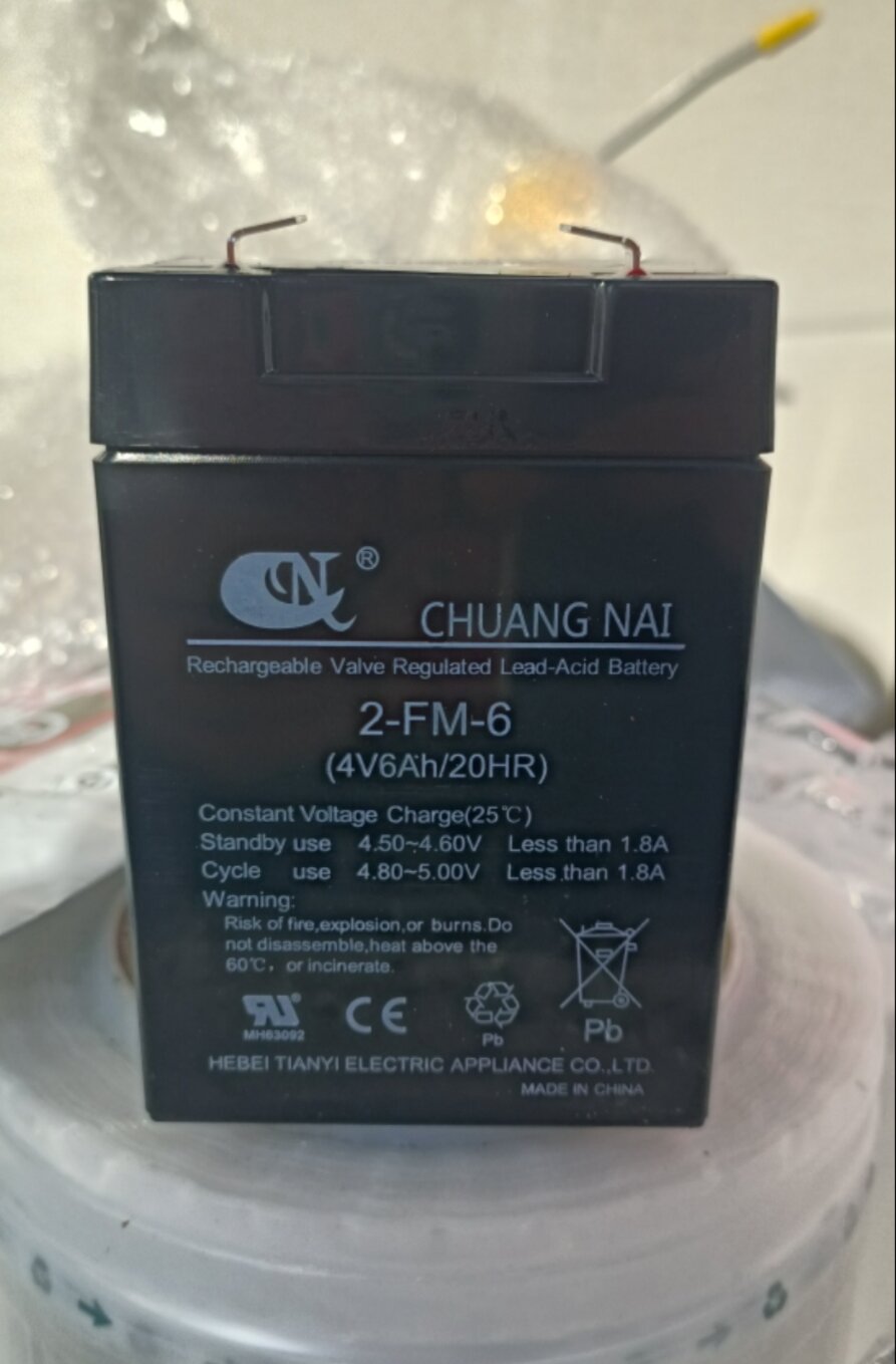 Pin Shengyang chính hãng Pin sạc 4v/6v cho cân điện tử và dụng cụ 4v4ah/4v6ah/6v4ah Dung lượng cao L