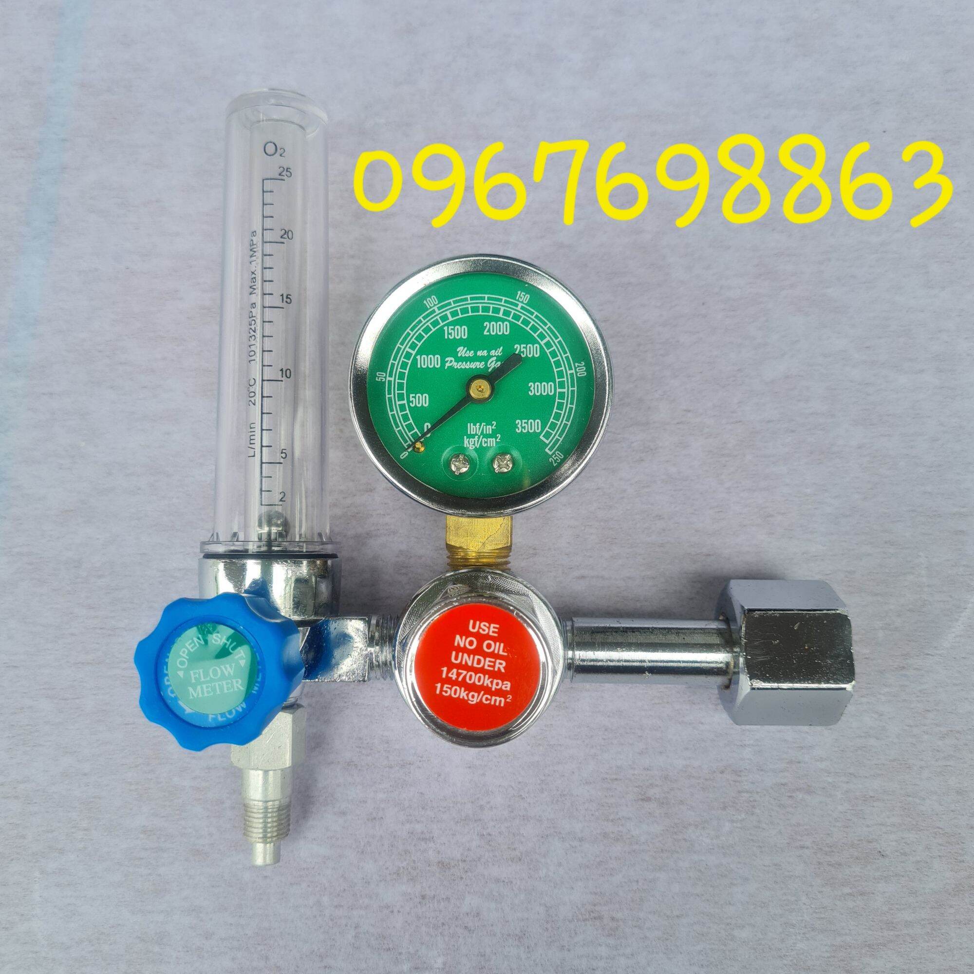Đồng hồ argon lắp cho bình khí argon