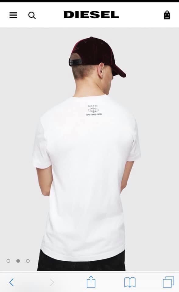 Áo thun diesel nam size L(75-85kg)authentic