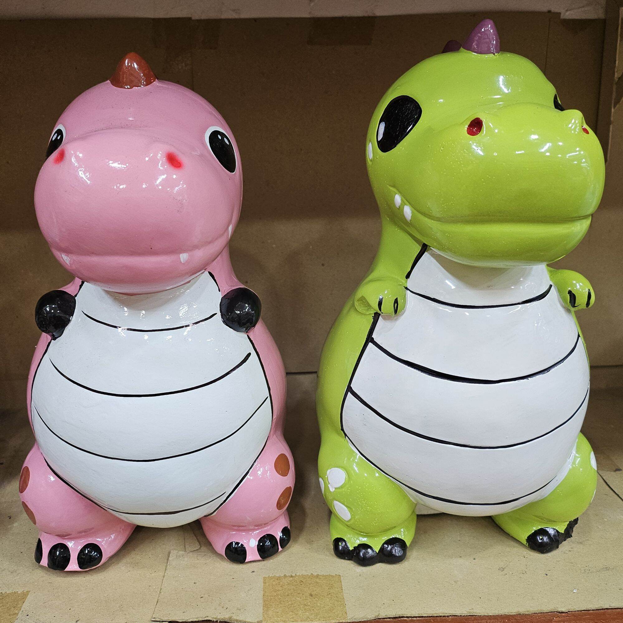 Heo đất tiết kiệm heo khủng long cute size lớn chứa được 500 tờ tiền