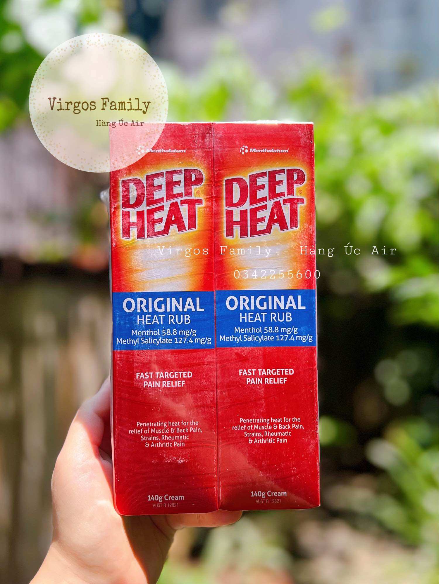 Kem xoa bóp Deep Heat Rub hàng Úc