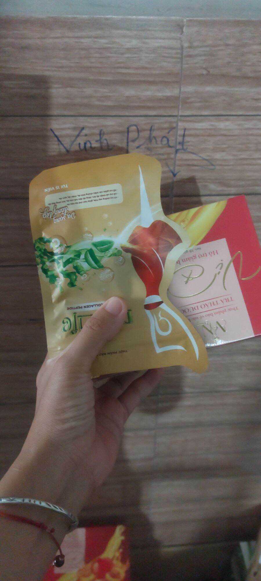 Trà đào giảm cân đông anh hộp 15gr kèm detox