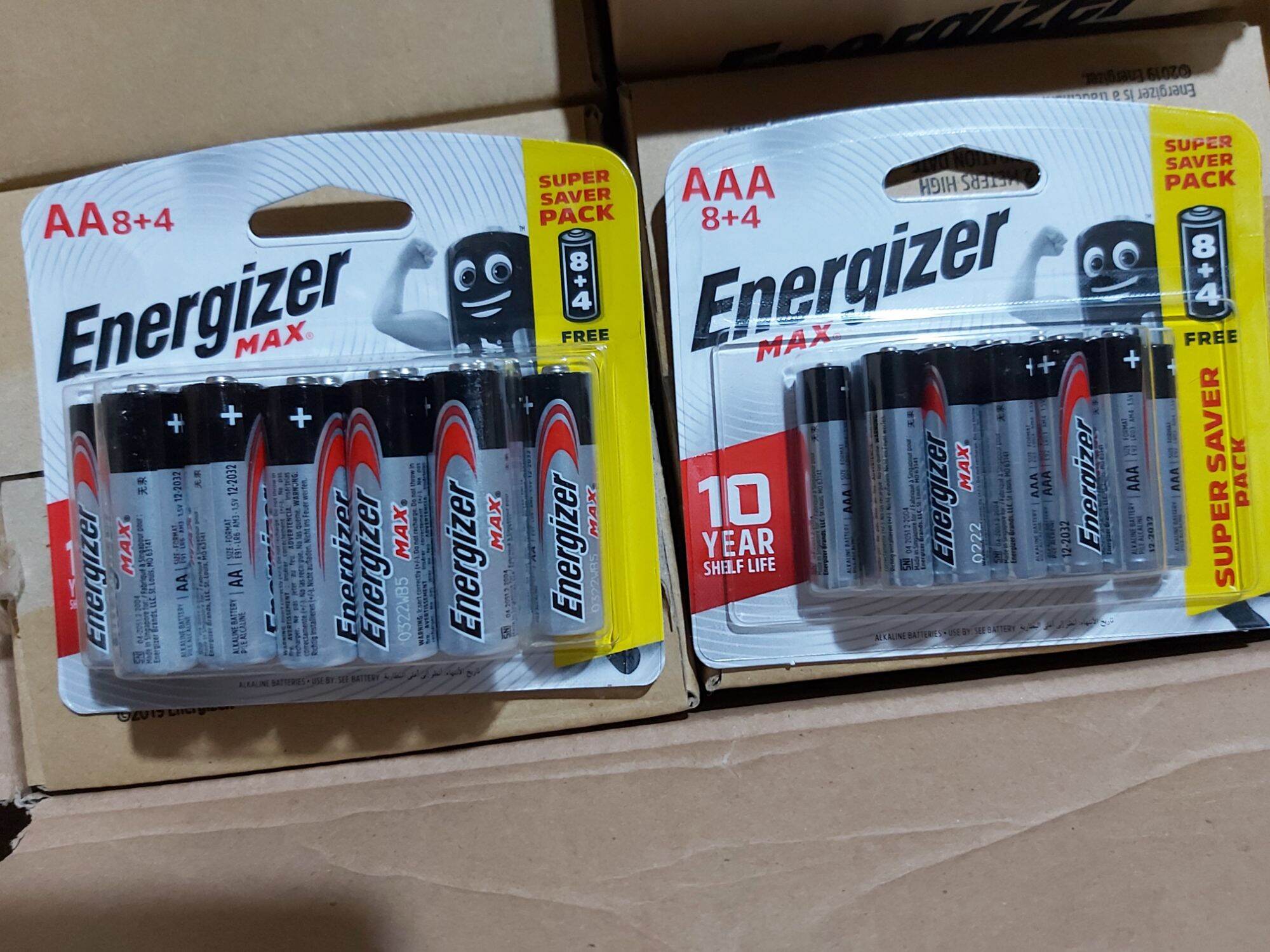 Pin energizer aa-aaa vỉ 12 viên