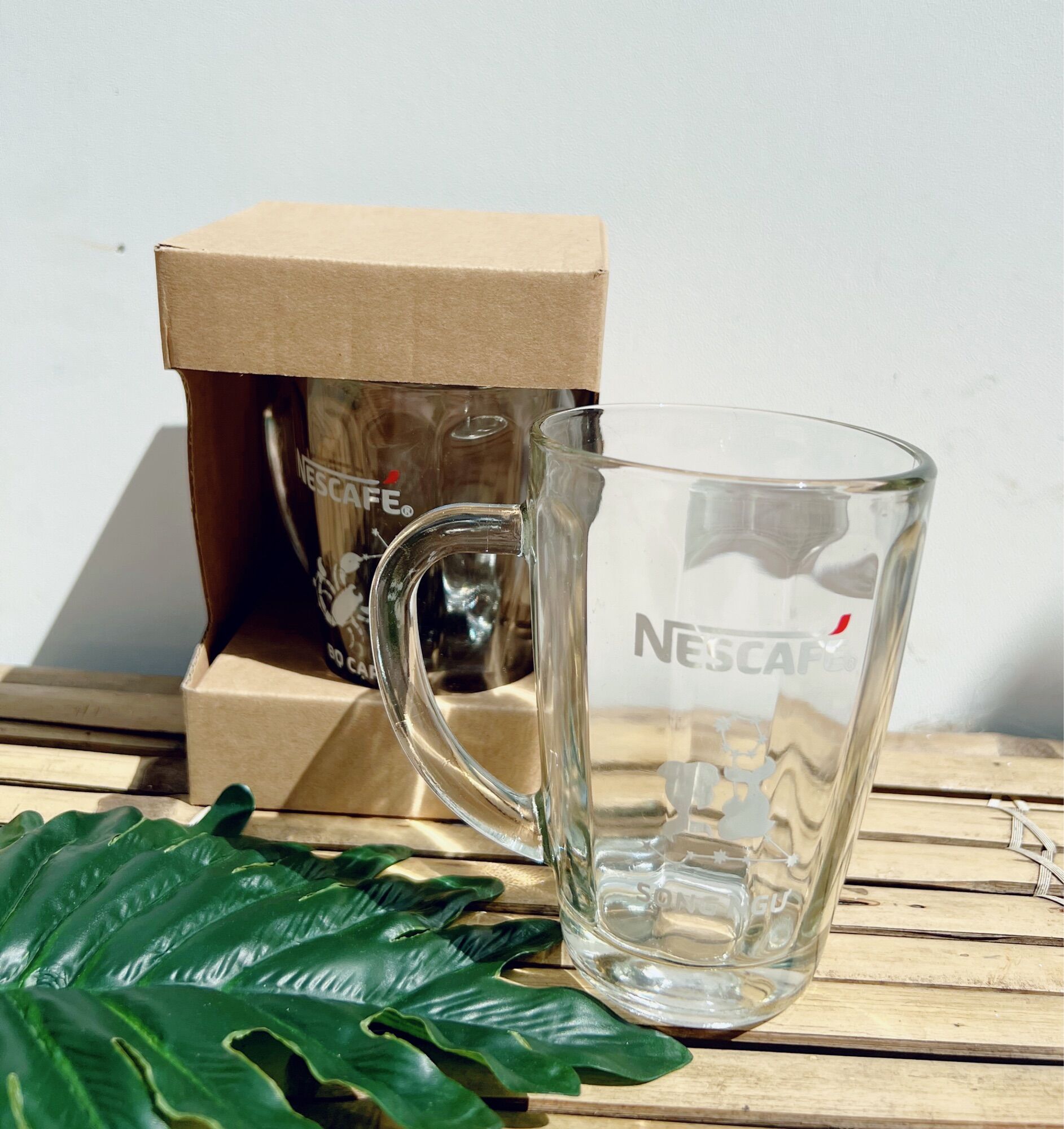 Ly thuỷ tinh có quai 340ml