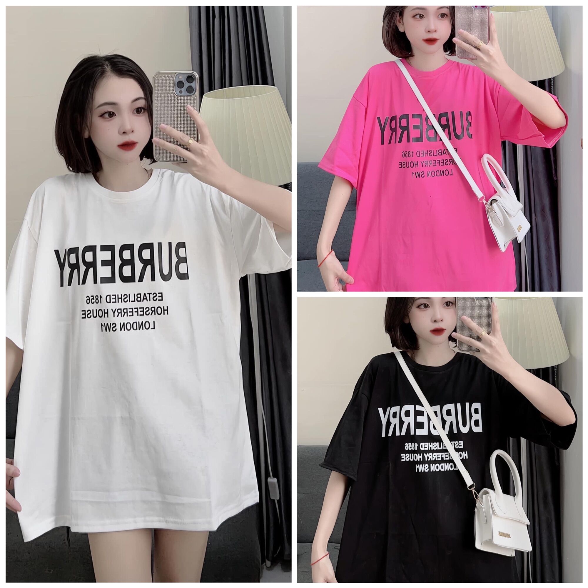 Áo thun cotton khô 3158 form rộng tay lơ - bbr