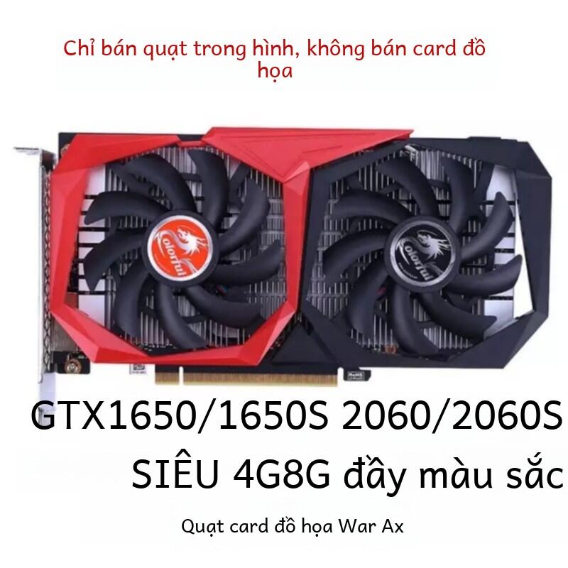 Nhiều Màu Sắc Rainbow Gtx1650/1650s 2060/2060s Super 4g8g Chơi Game Card Đồ Họa Quạt Tình Trạng Mới 