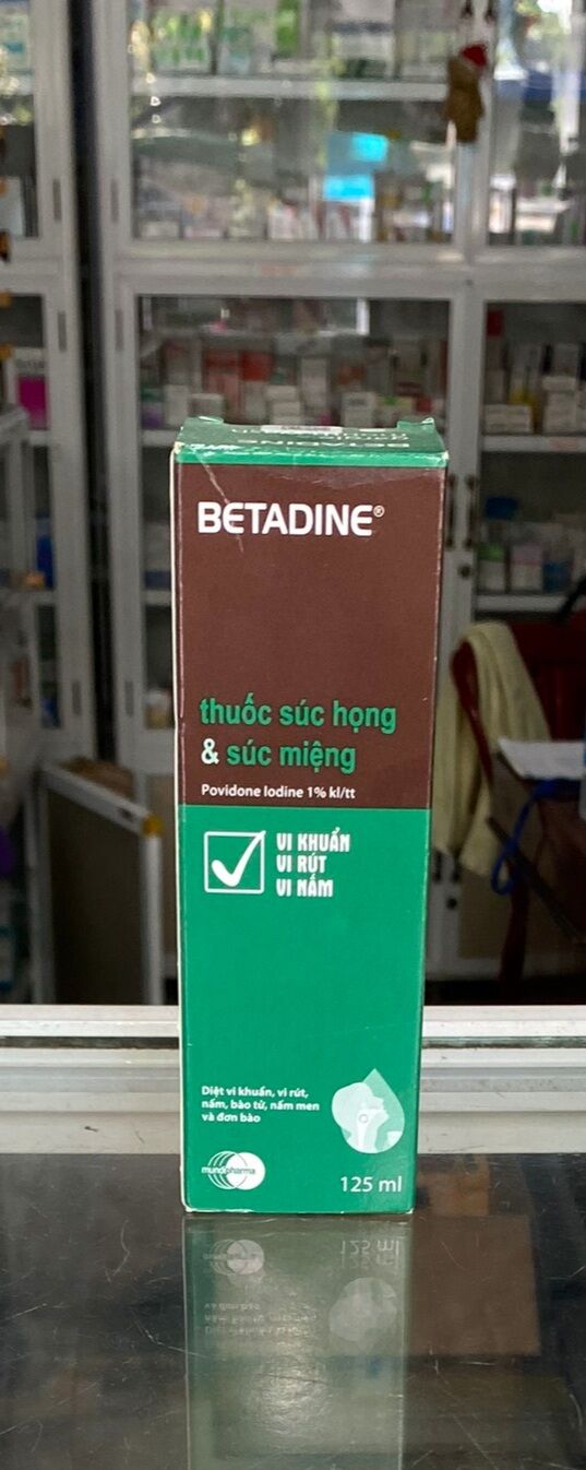 Betadine súc miệng 125 ml