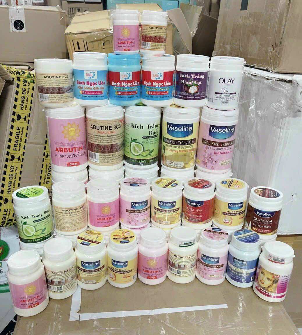 Kem Kích Trắng Abutine 3c3, Arbutin Whitening Collagen Thái Lan 250 Gram
