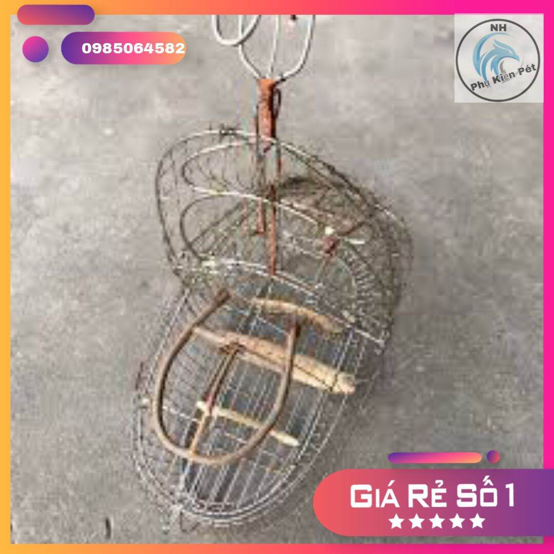 Lồng bẫy chim sài gòn 2 mặt cuộn đồng cao cấp- lồng bẫy chim 2 mặt 0x0x0