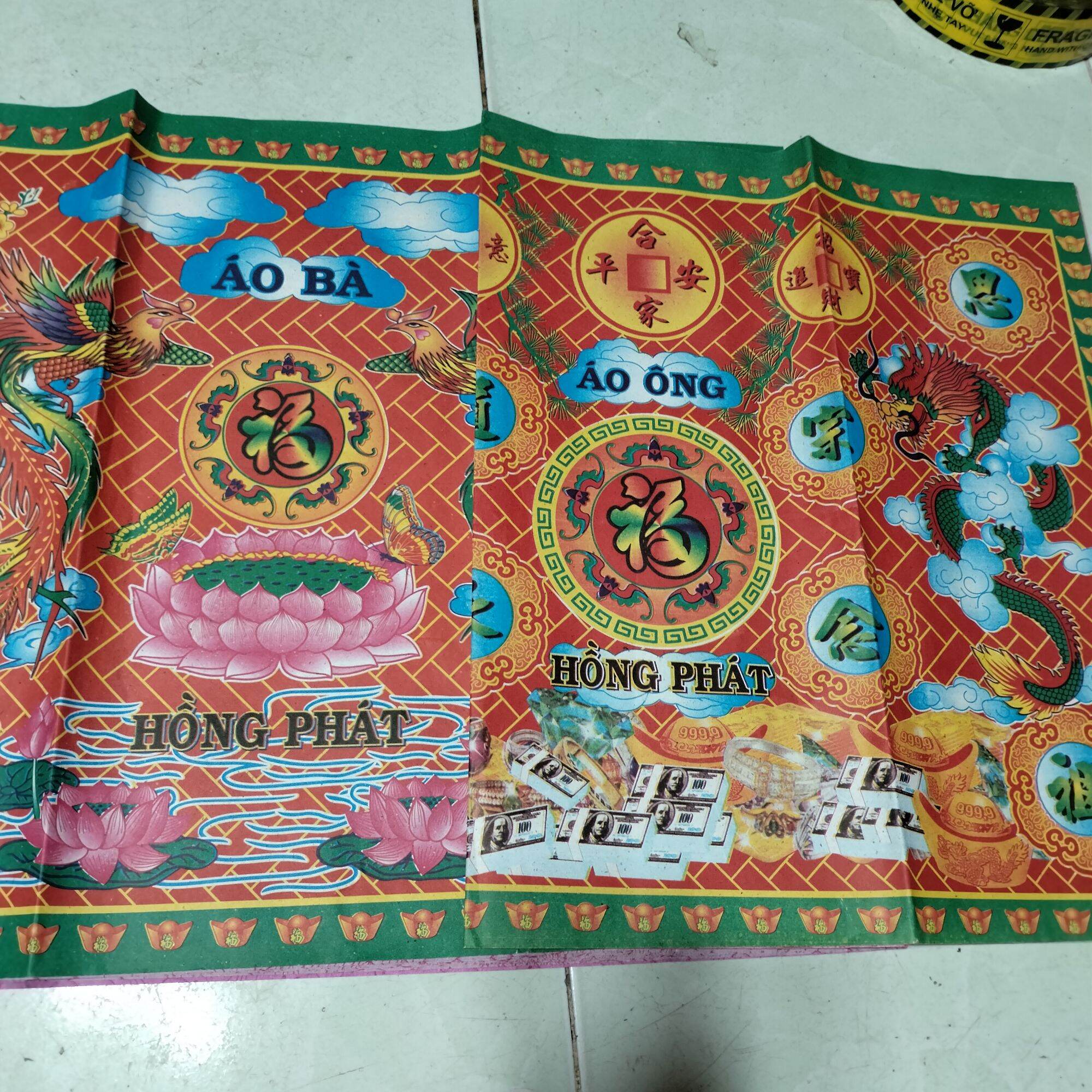 (Combo 100 bộ)Xấp giấy cúng vải áo ông bà giá sỉ