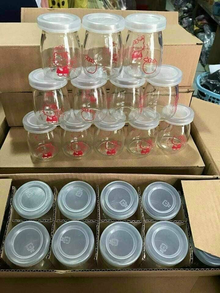 Combo 12 hũ thuỷ tinh làm sữa chua