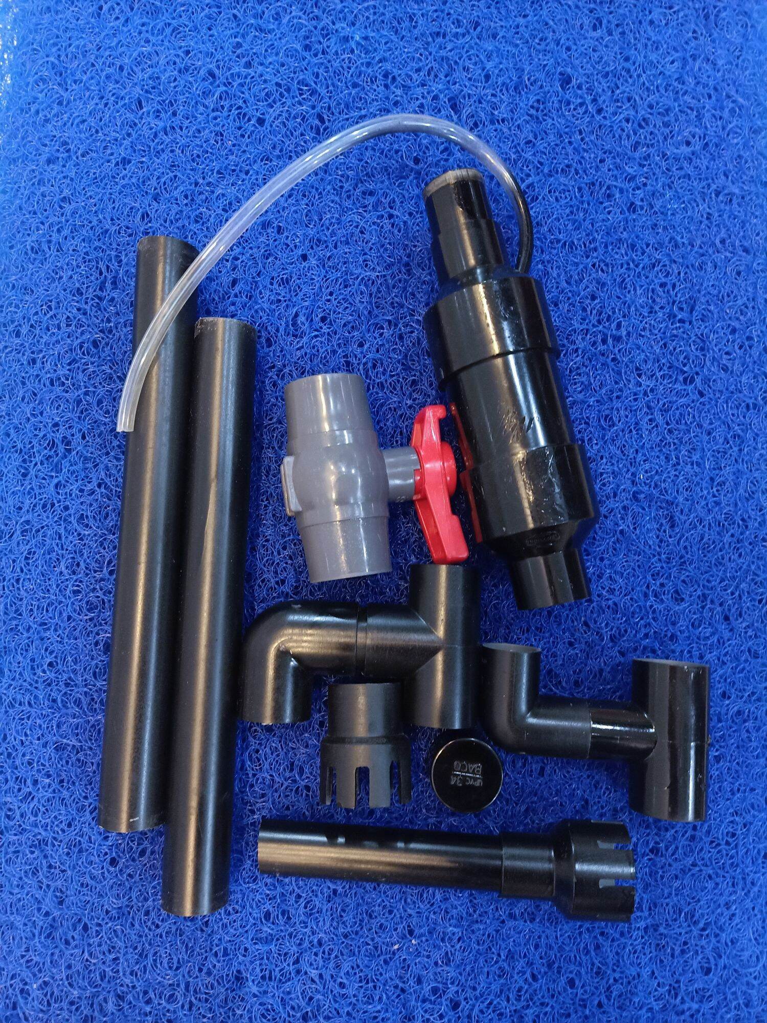 overflow mới ( van mồi nước + mặt hút xoay 360 độ) ống 34