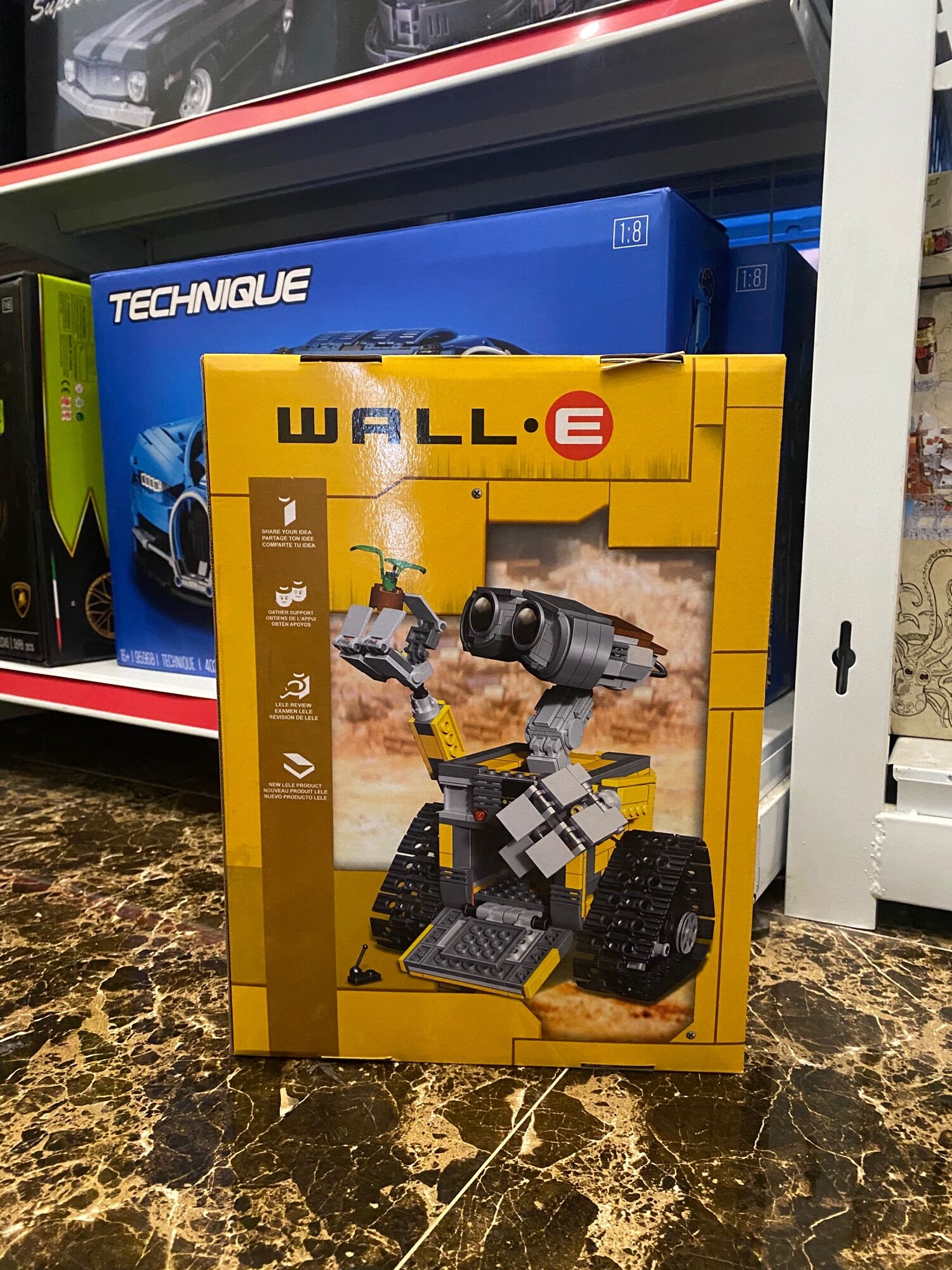 Đồ chơi xếp hình 8886 16003 Mô hình Robot Wall-E Đồ chơi lắp ráp