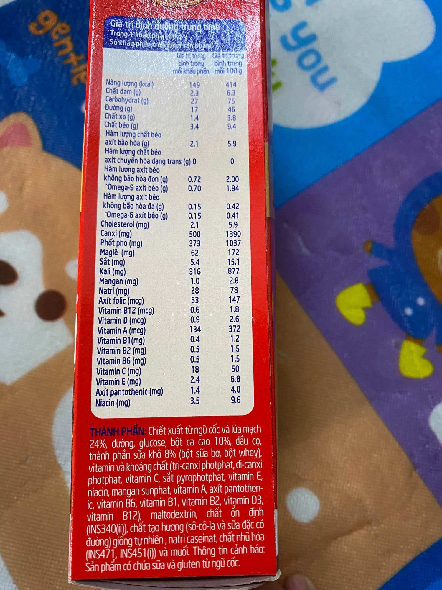 Bột Cacao Lúa Mạch Ovaltine - hộp 285g