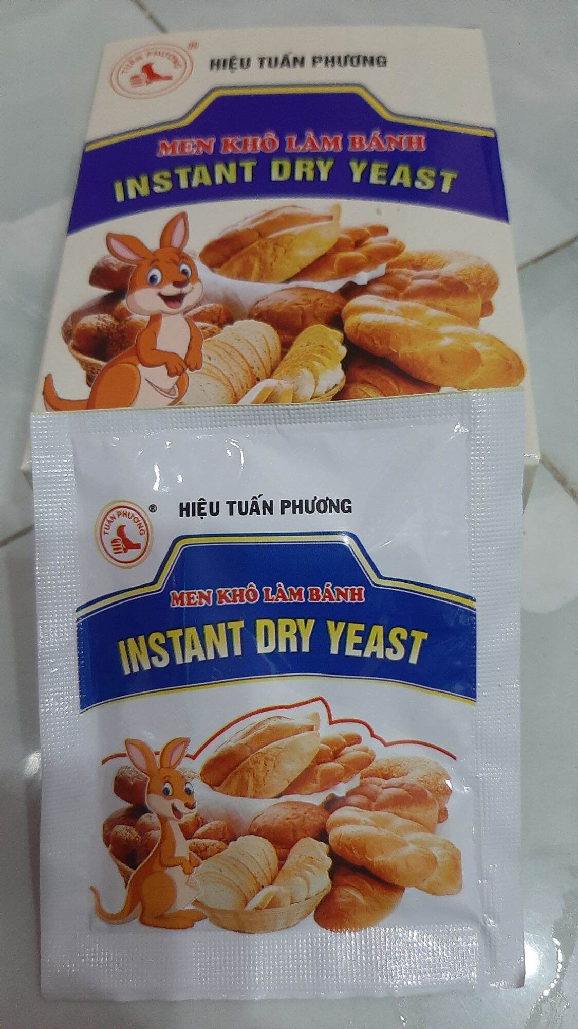 Men khô làm bánh tuấn phương gói 10g