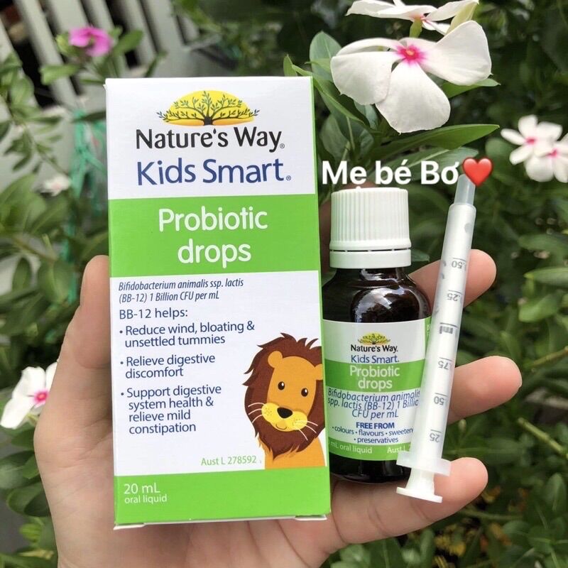 Men Nature Way Kids Smart Probiotic Drops Úc 20ml