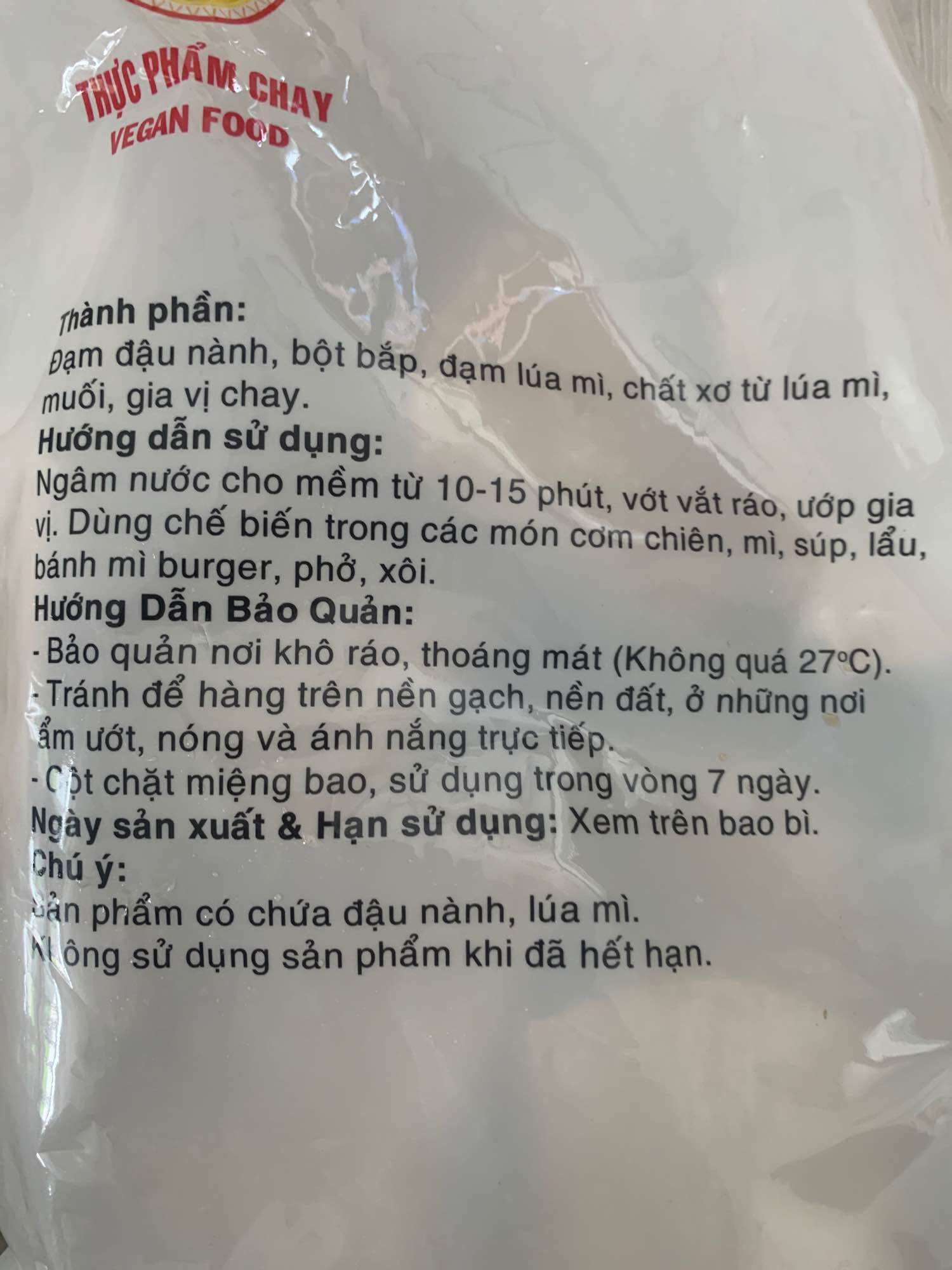 Sườn Non (2) Chay Âu Lạc 1 kg