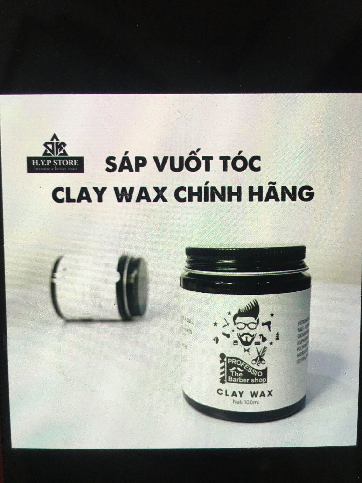 Wax vuốt tóc nam