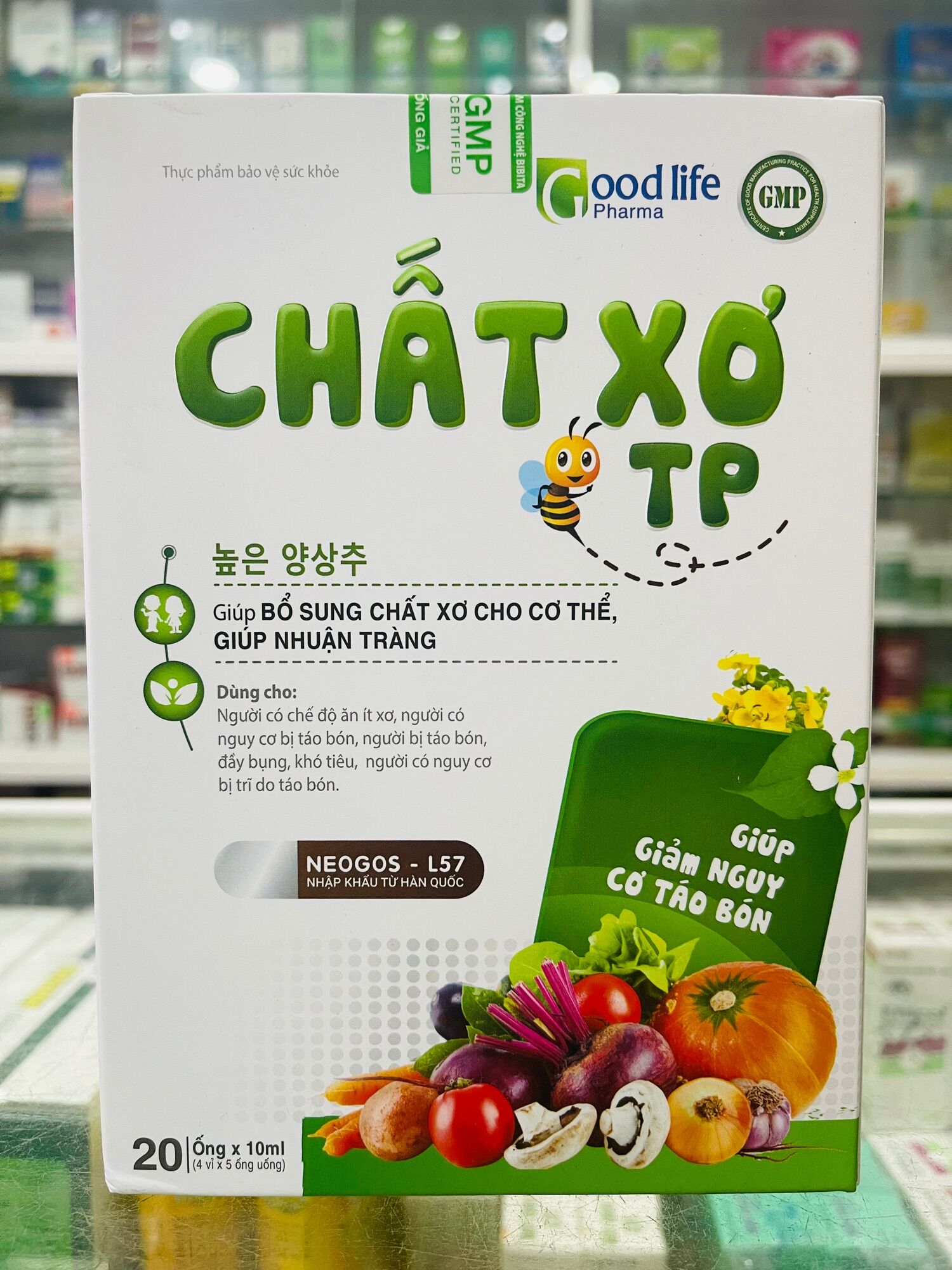 Chất xơ TP - 20 ống x 10ml - bổ sung chất xơ cho cơ thể, giúp nhuận tràng