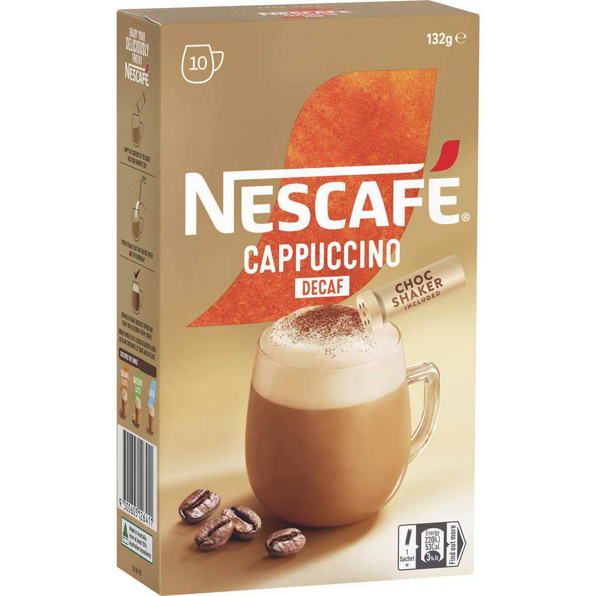 Nescafe Úc cực nhiều vị thơm ngon Cappuccino, Hazelnut, White Chocolate Mocha, Caramel, Creme Brulee… bill hàng air ✈️ từ Úc về