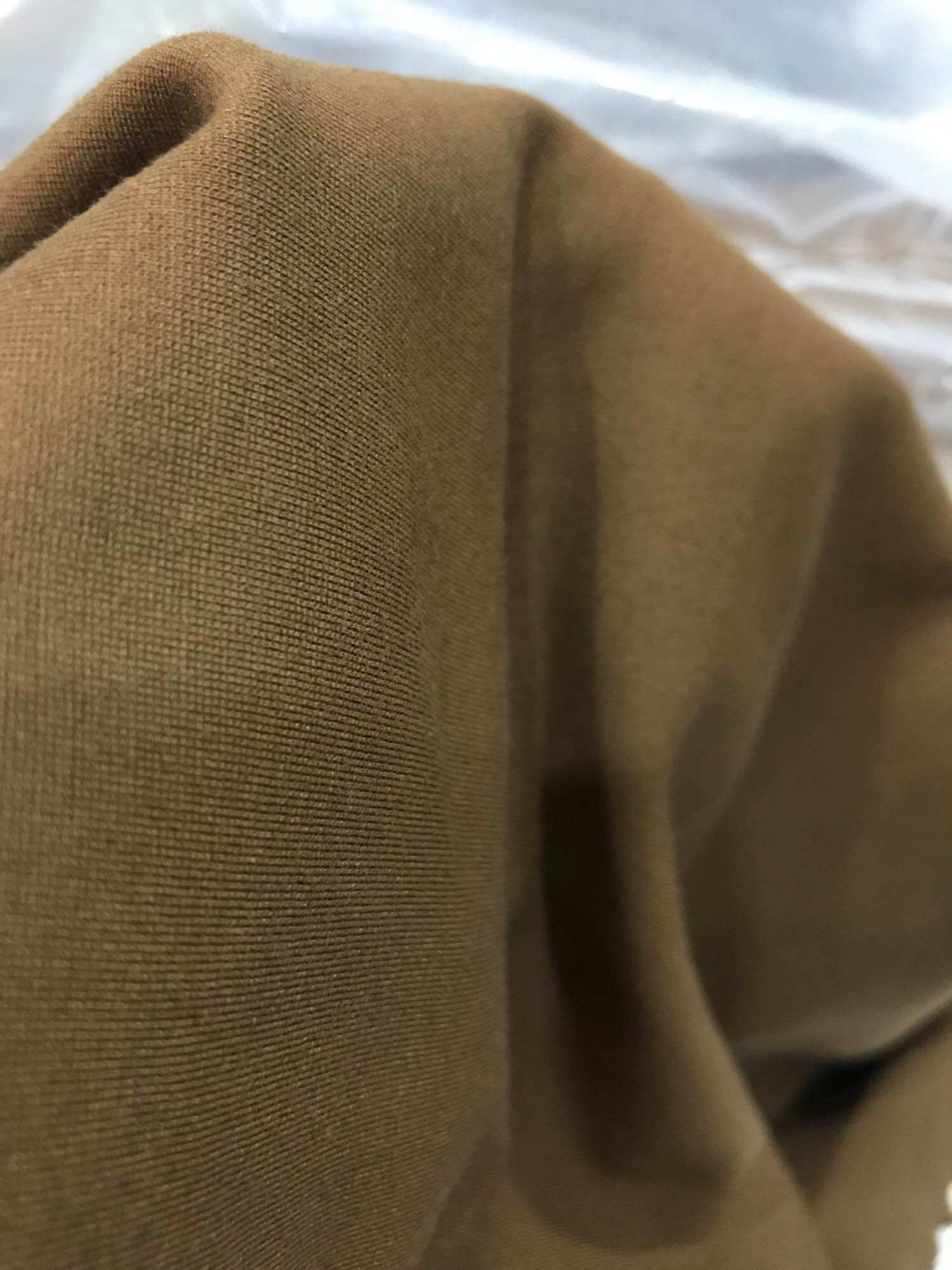 Vải thun cotton Hàn màu nâu hàng loại 1(khổ 1m65)co giãn 4 chiều dày  mềm (không nhão)may đầm váy,đầm body,Quần legging