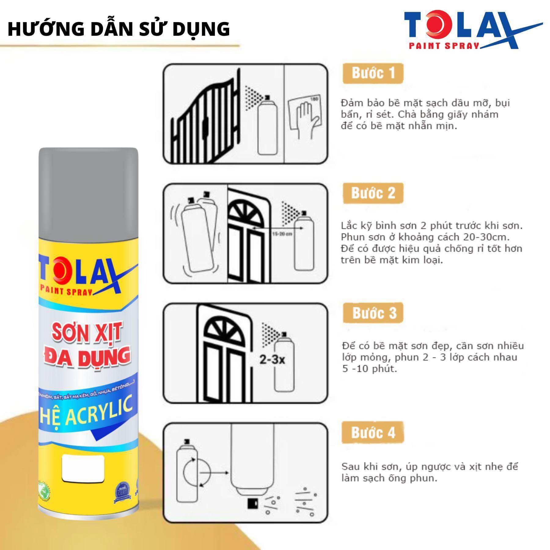 SƠN XỊT ĐA NĂNG MÀU XÁM ĐẬM XINGFA CHAI 400ML