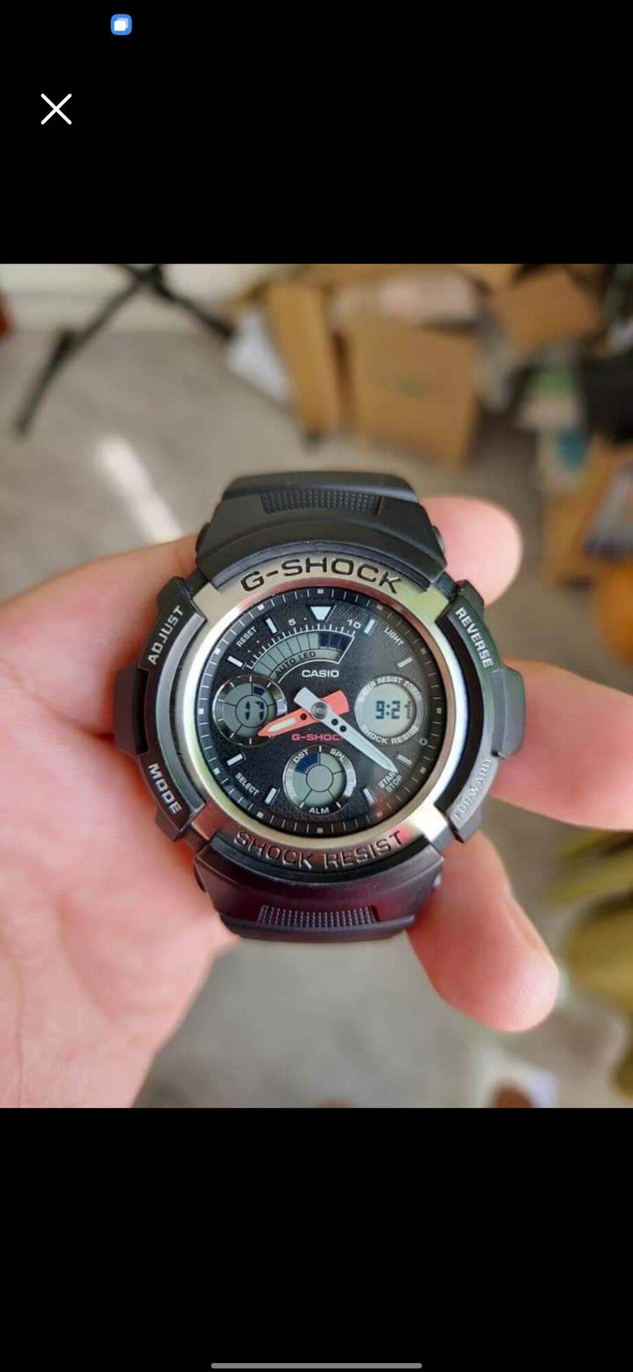 Đồng hồ nam Casio Gshock AW-590, size 45mm, độ mới cao 98%