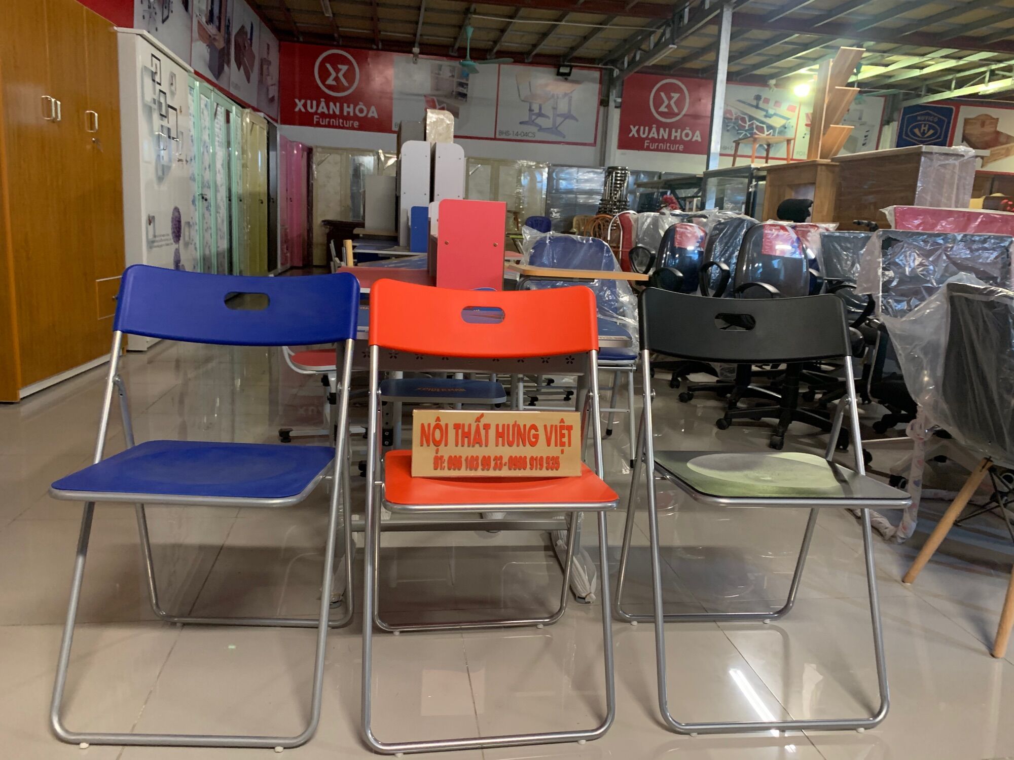 [KV Hà Nội] [Chính hãng] Ghế Gấp Gọn Xuân Hoà GS22/ GI22