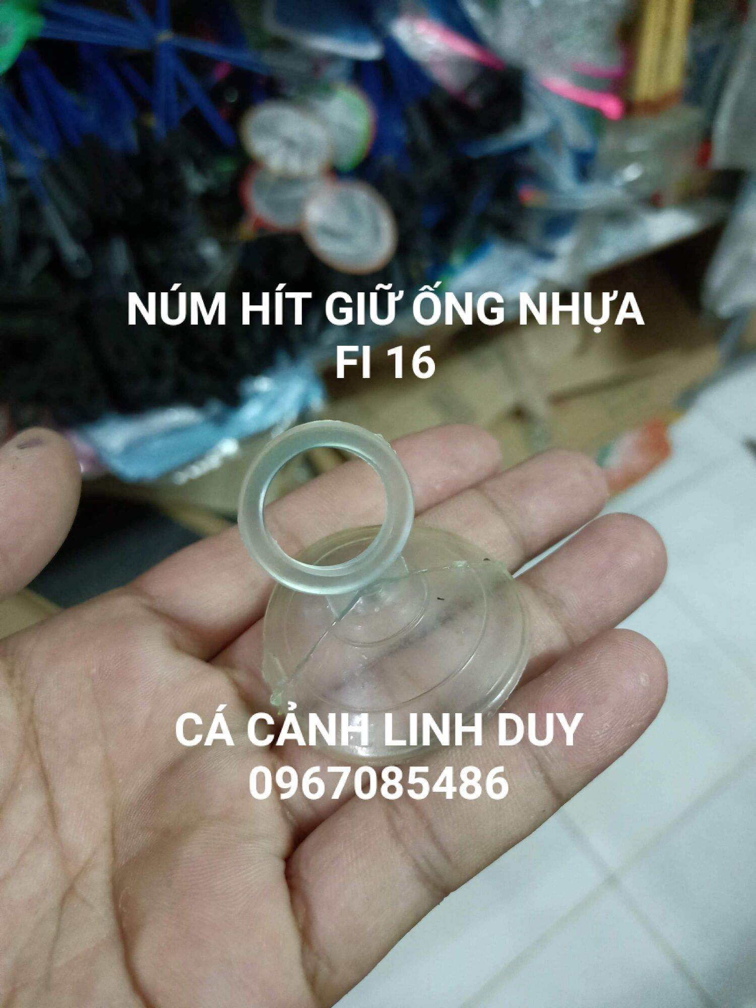 Núm giữ ống nước , núm giữ ống phi 16-22 , núm hít giữ ống