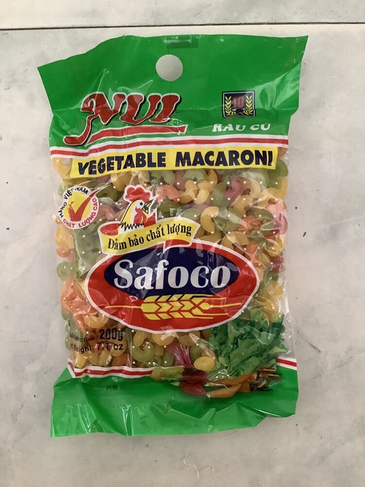 Nui Safoco rau củ 200gr