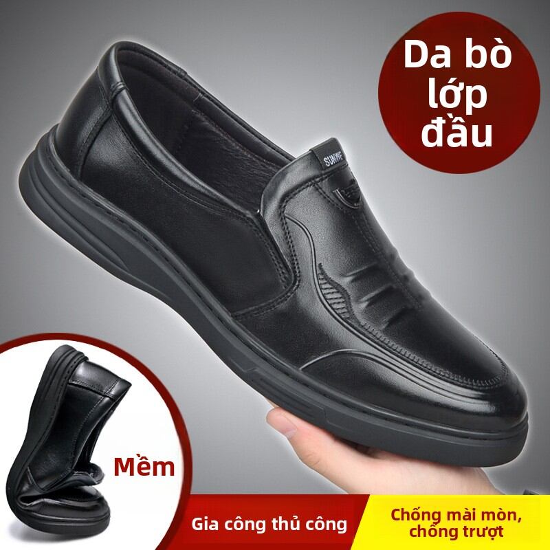 EBKZ | Breathable Soft Sole Anti-Slip Men's Leather Shoes Giá  1,296,000 Đồng*Miễn phí vận chuyển