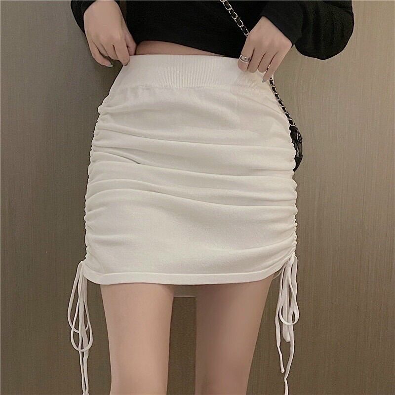 Chân váy xỏ dây hai bên chân váy kiểu đẹp from dưới 50kg