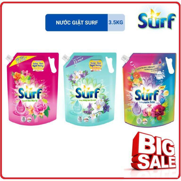 Nước giặt surf túi 3.5kg