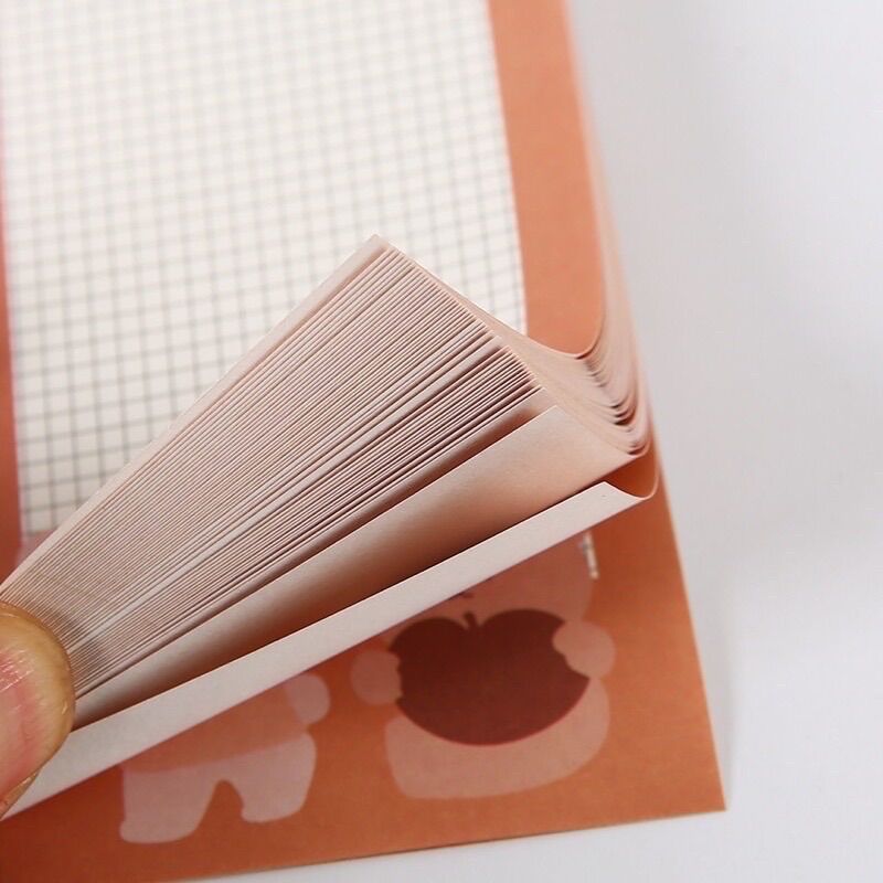 Giấy note gấu nâu tệp 50 tờ