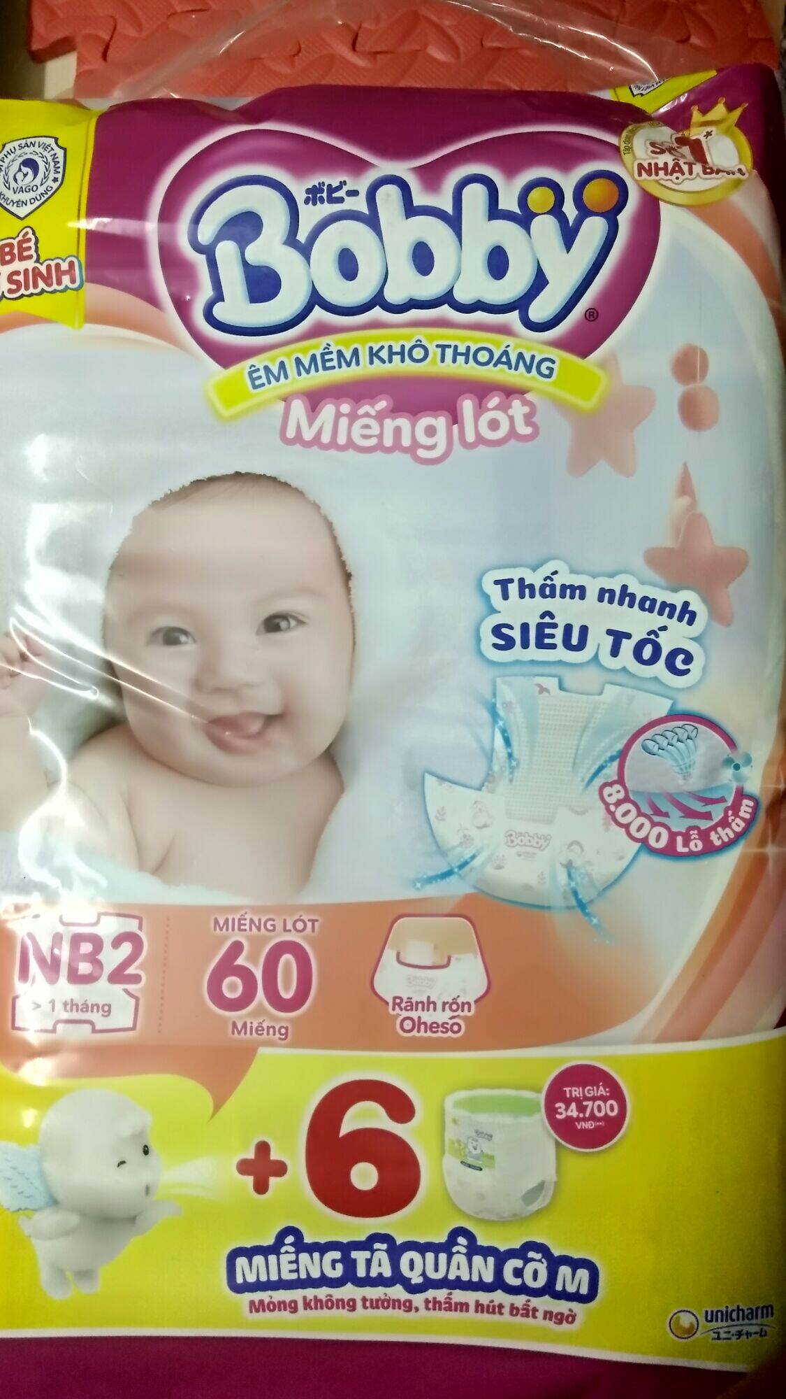 Miếng lót nb2 loại 60 miếng
