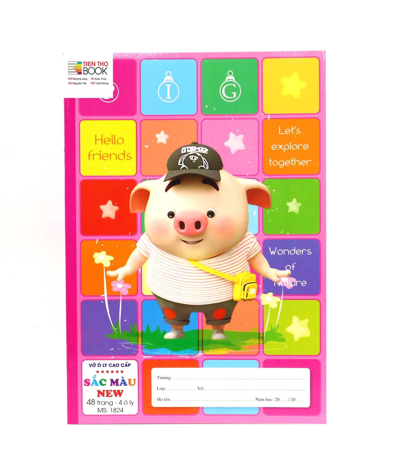 Vở 4 ôly sắc màu 48 trang