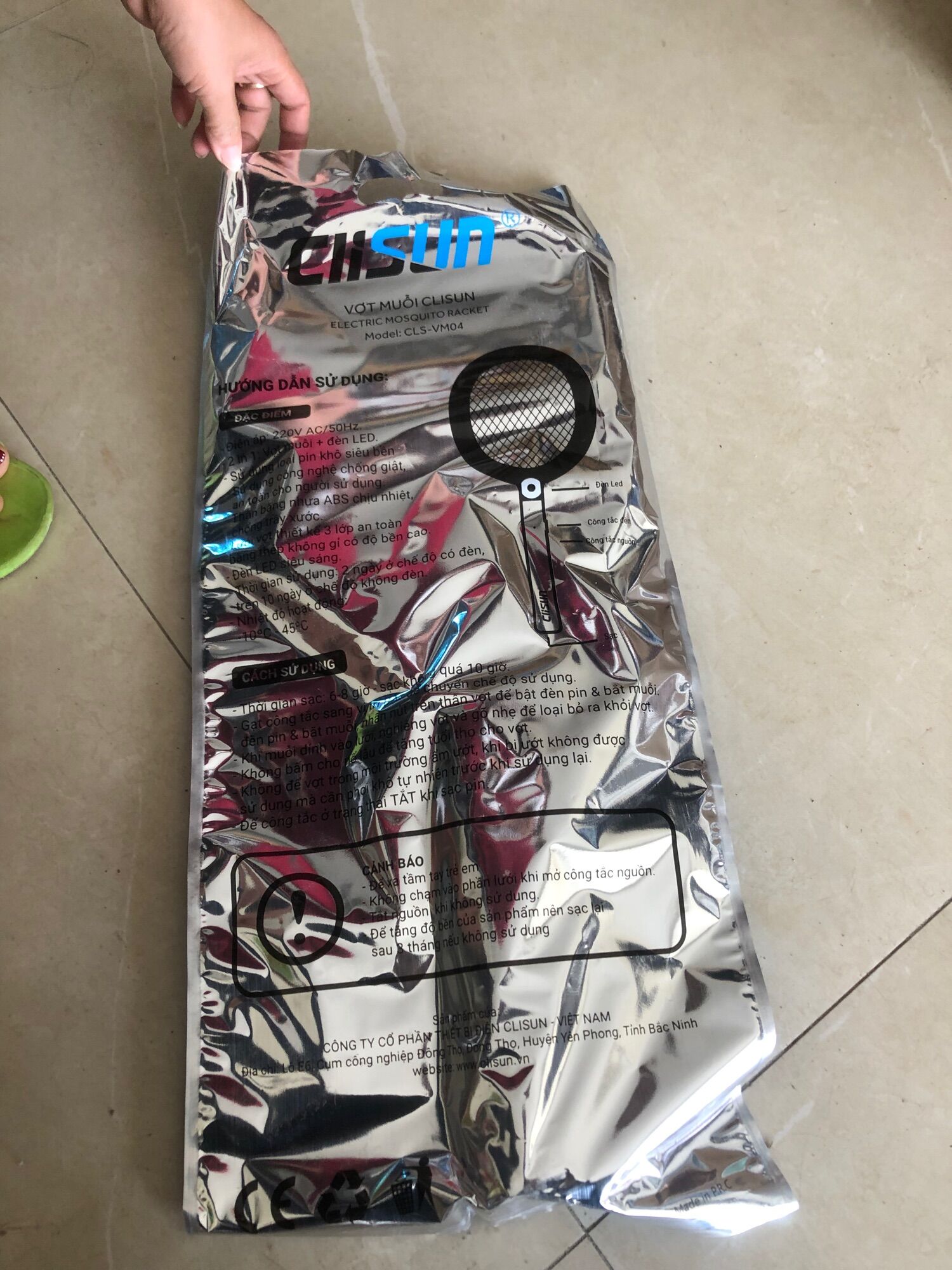 Vợt muỗi chính hãng Clisun