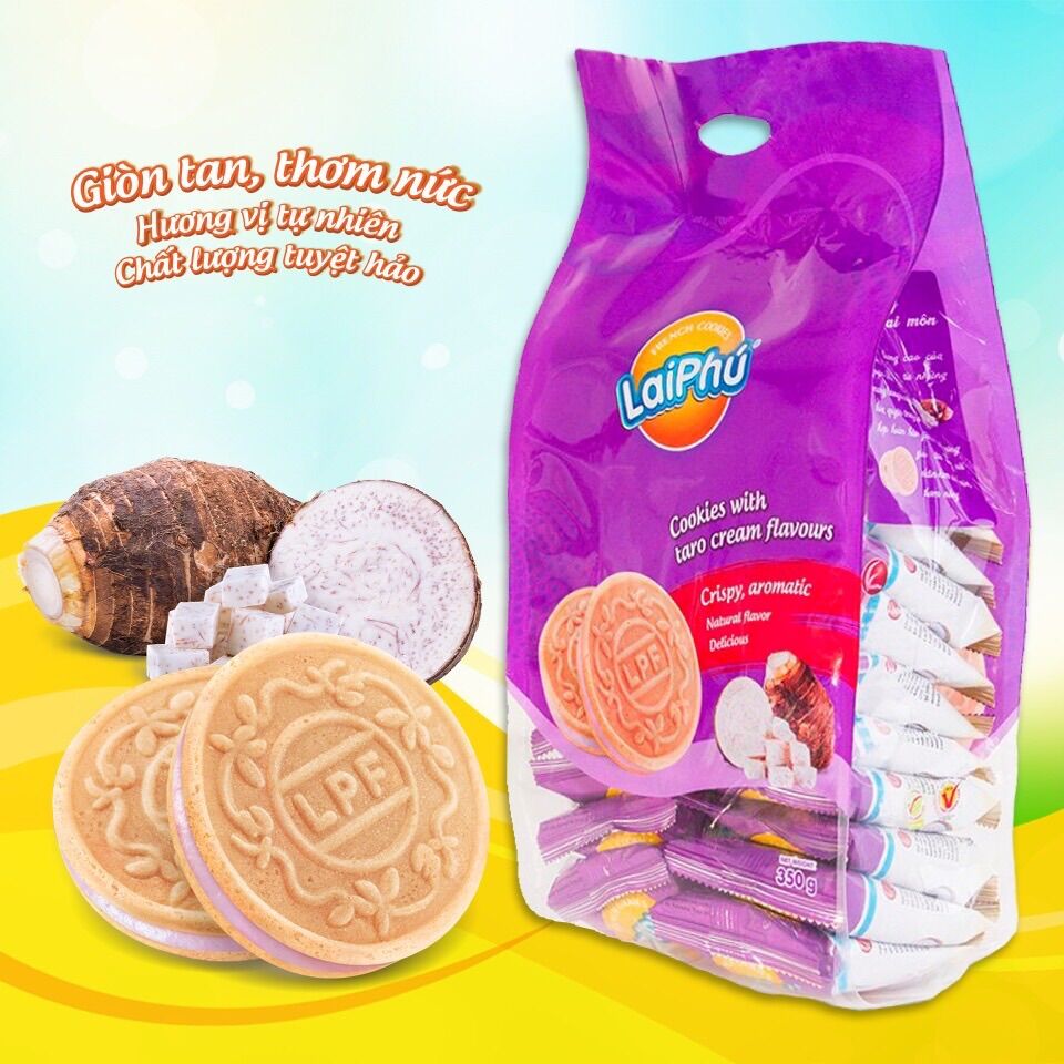 BÁNH XỐP KEM LAI PHÚ 350 GRM