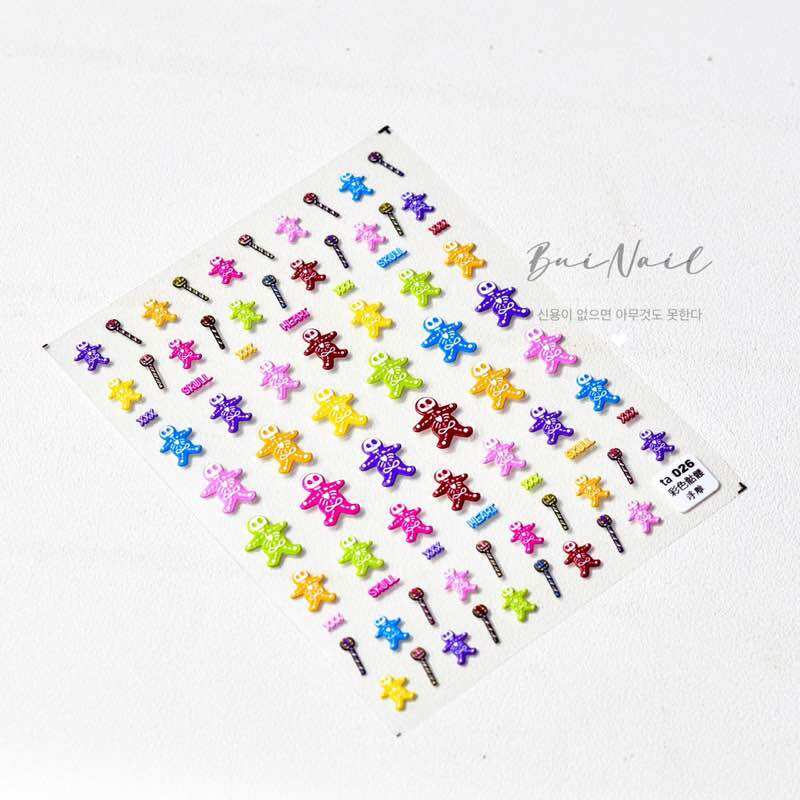 STICKER NỔI 5D ( 026-767-3015)