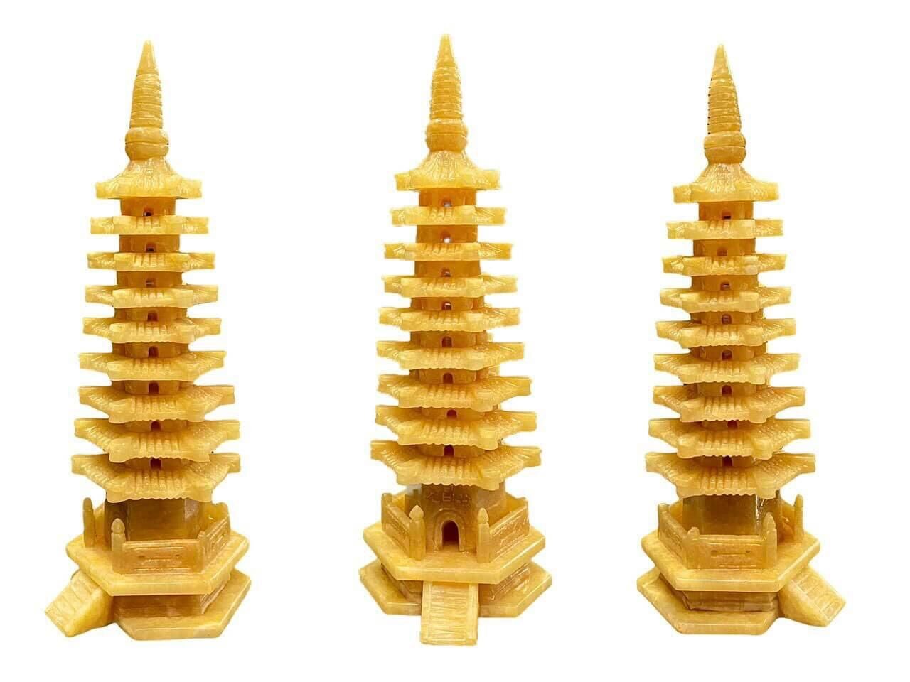 Tháp Văn Xương Đá Ngọc Hoàng Long - cao 40cm