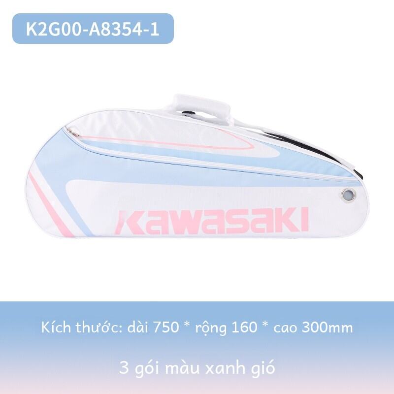 Túi Cầu Lông Kawasaki Nam Nữ Thời Trang, Sành Điệu Di Động Dung Tích Lớn Túi Thể Thao Cầm Tay Bộ 3 Dành Cho Người Hâm Mộ Tập Thể Hình