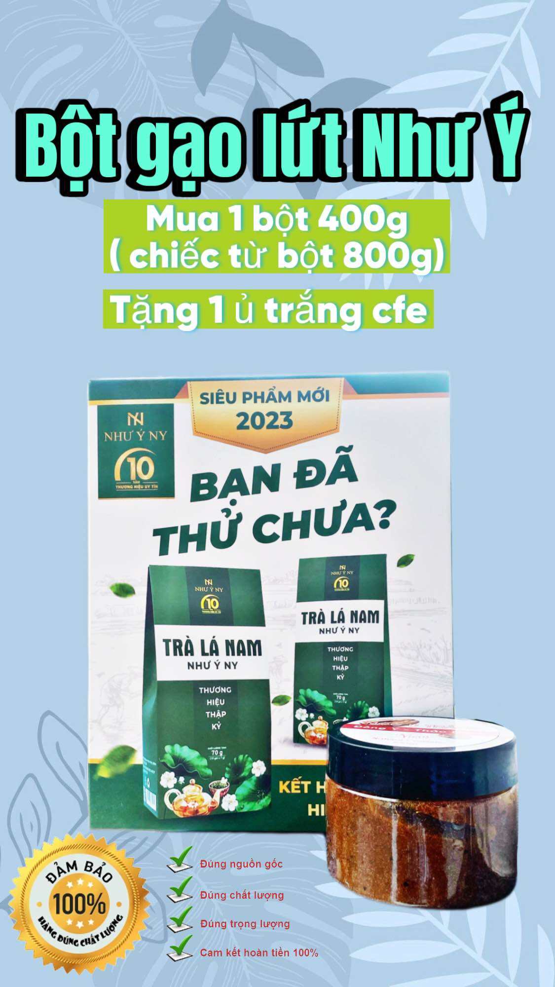 BỘT GẠO LỨT NHƯ Ý NY (400g) CHÍNH HÃNG