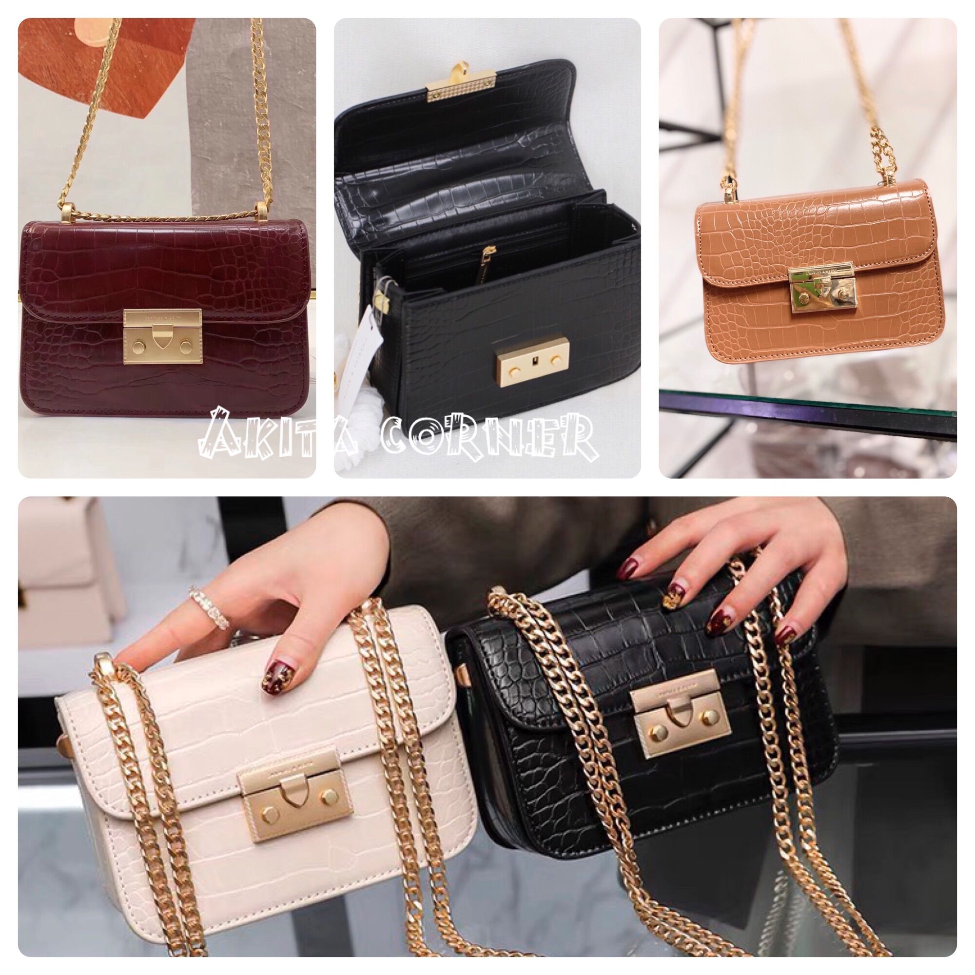 Túi hộp đeo chéo nữ mini c.n.k