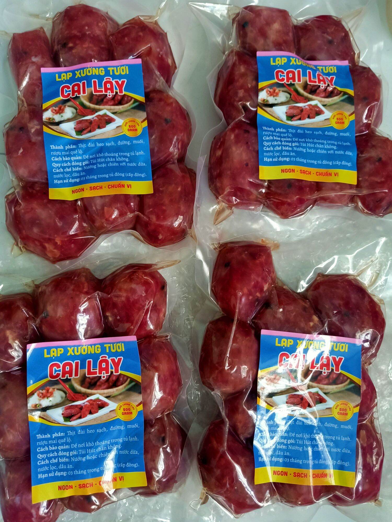 500gr lạp xưởng tươi hồ lô