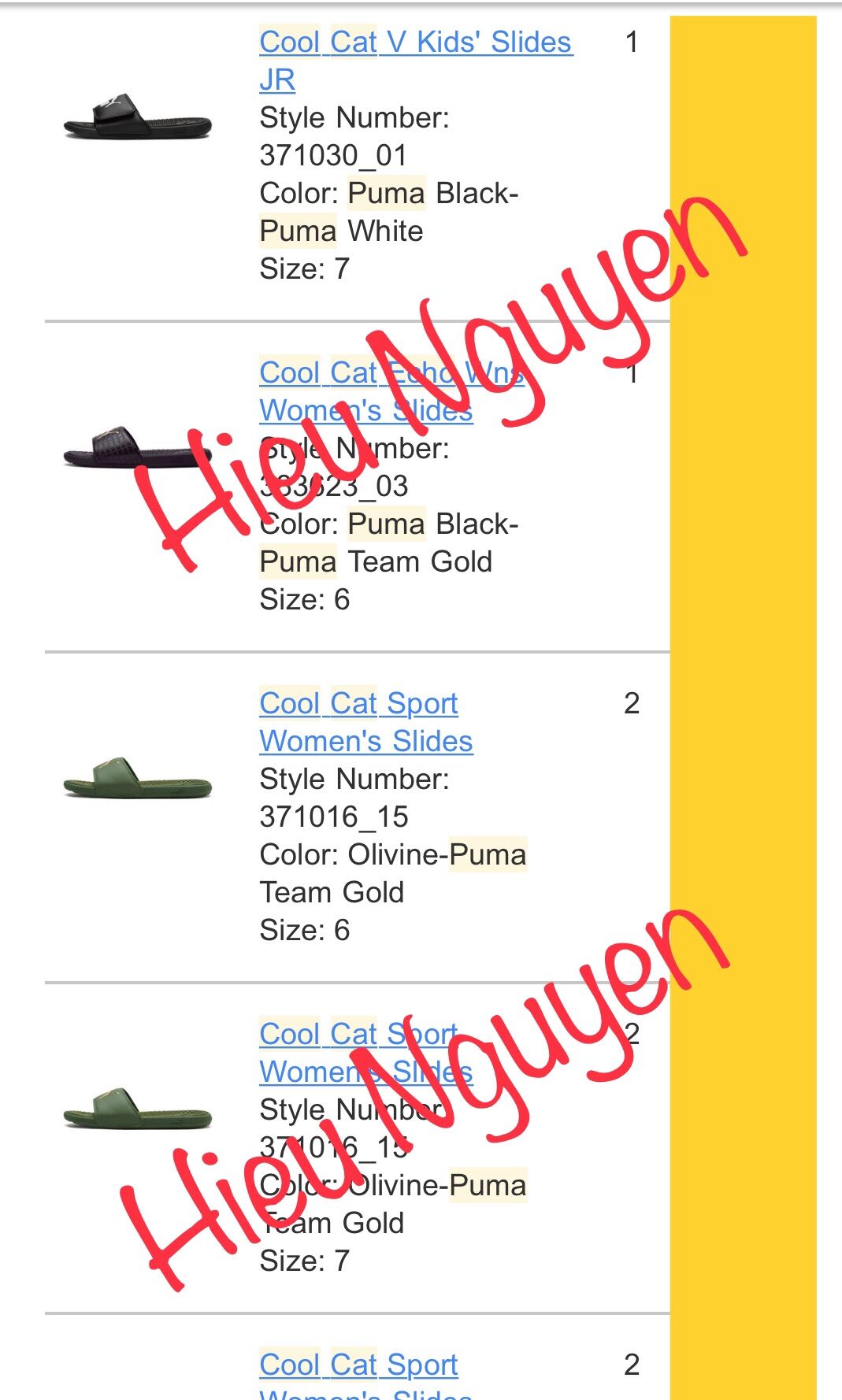 [AUTH-CÓ BILL] DÉP PUMA COOL CAT ECHO