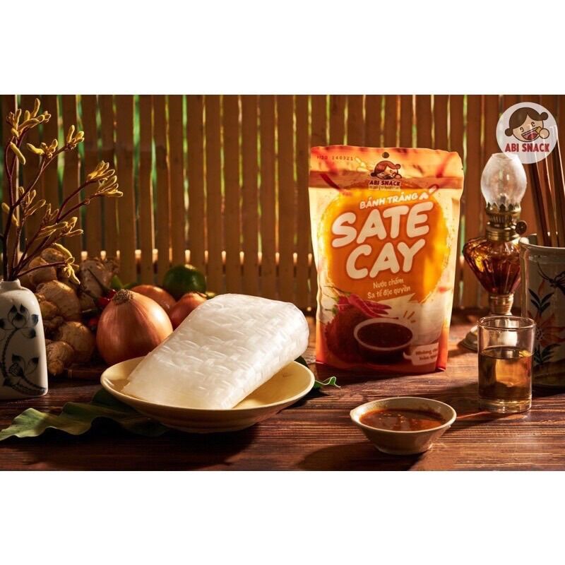 Bánh Tráng sate cay Abi