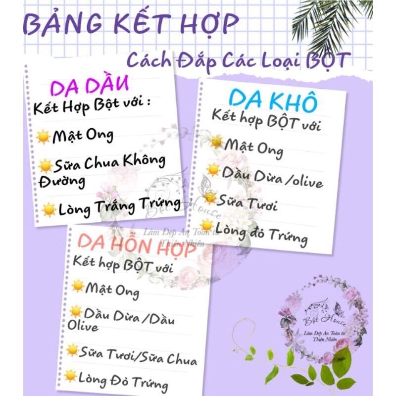[HCM]BỘT HOA HỒNG NGUYÊN CHẤT HANDMADE NHÀ BỘT